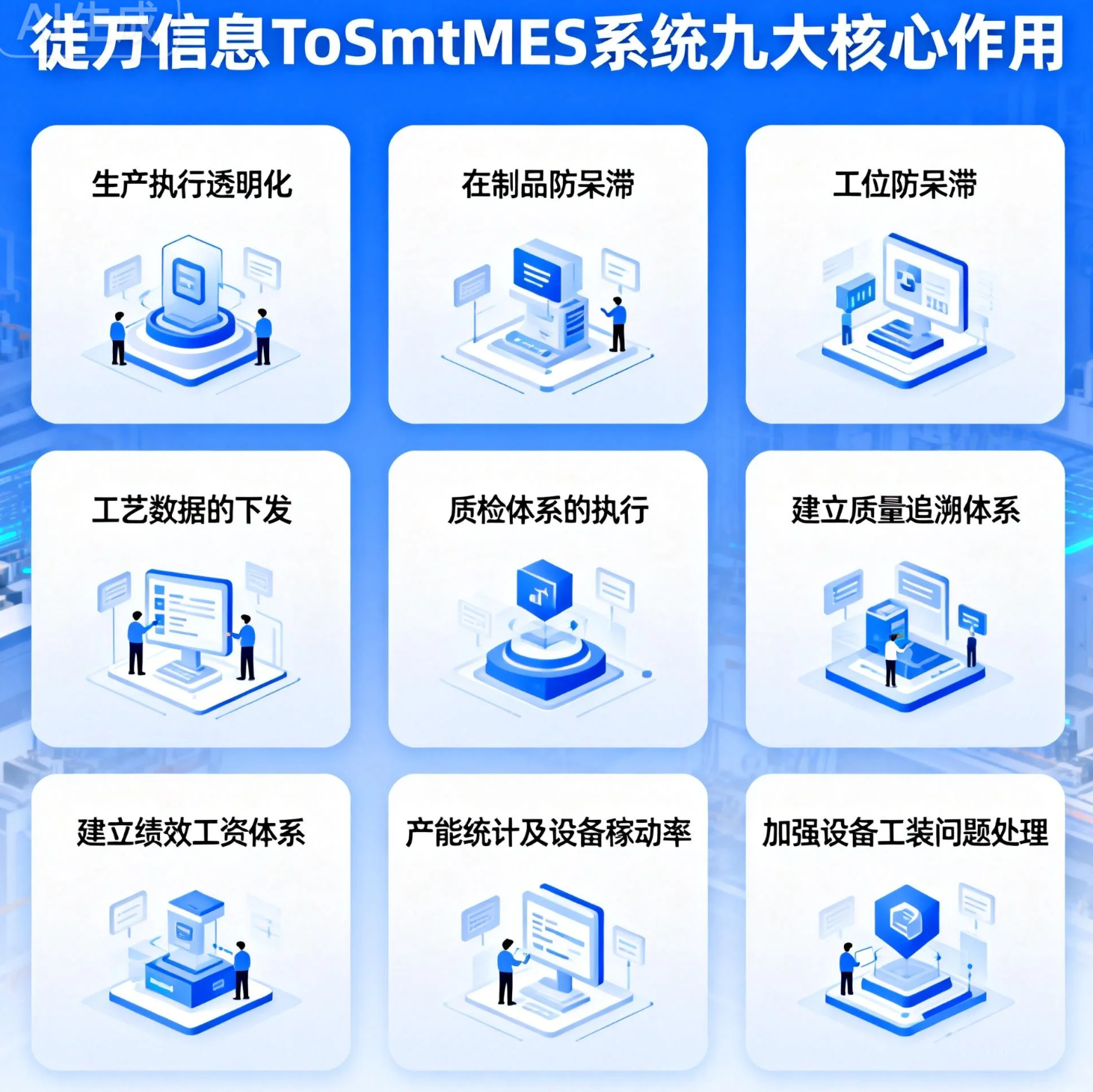 徒万信息ToSmtMES系统的九大核心作用